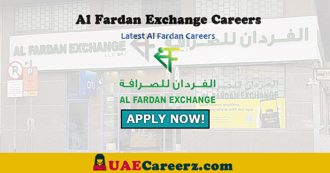 Al Fardan Exchange Careers