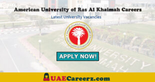 American University of Ras Al Khaimah Careers